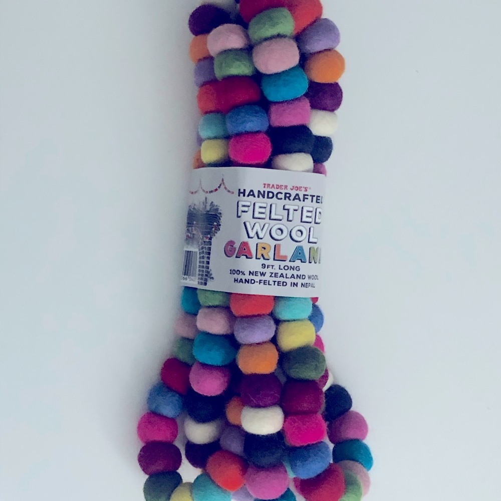 *NEW* Trader Joe’s Handcrafted Felted Wool Garland